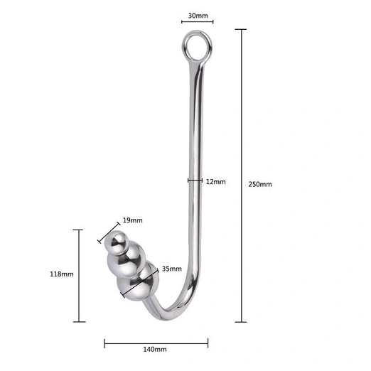 with Elegant and Hook Beaded Cuffs Anal Collar 5334 0401